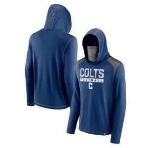 Indianapolis Colts First Sprint Transitional Pullover Hoodie with Face Covering